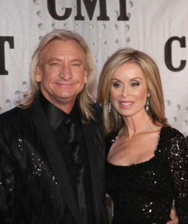 Marjorie with her husband, Joe Walsh