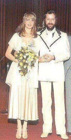 Julie Rose Claptons far Eric med sin daværende kone Pattie Boyd ved deres bryllup