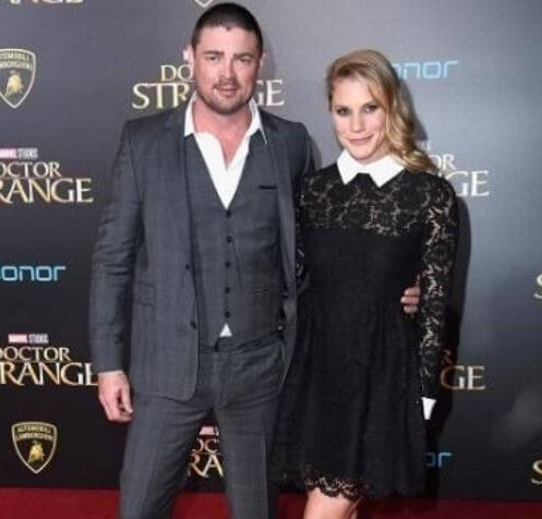 Natalie Wihongi med sin eksmann, Karl Urban.