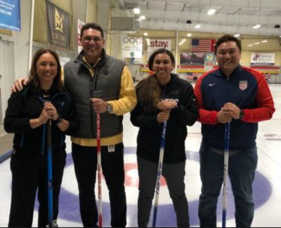 Christopher Rivera with his parents Ron and Stephanie Rivera and sibling Co...